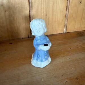 Vintage Berman and Anderson Porcelain Blue and White Figurine